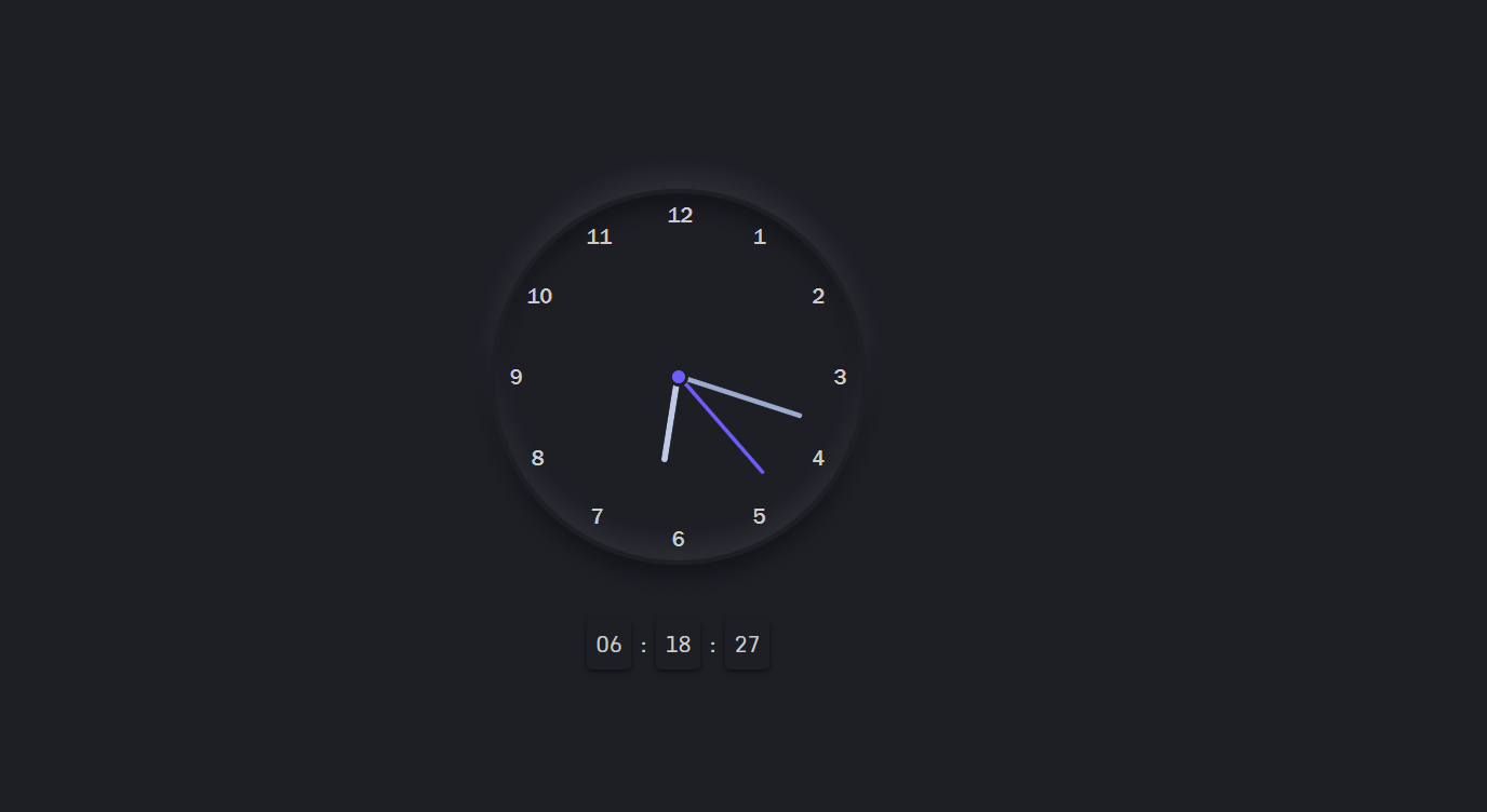 #2 JS and CSS Clock
